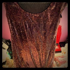 Marina pink and purple sparkle dress